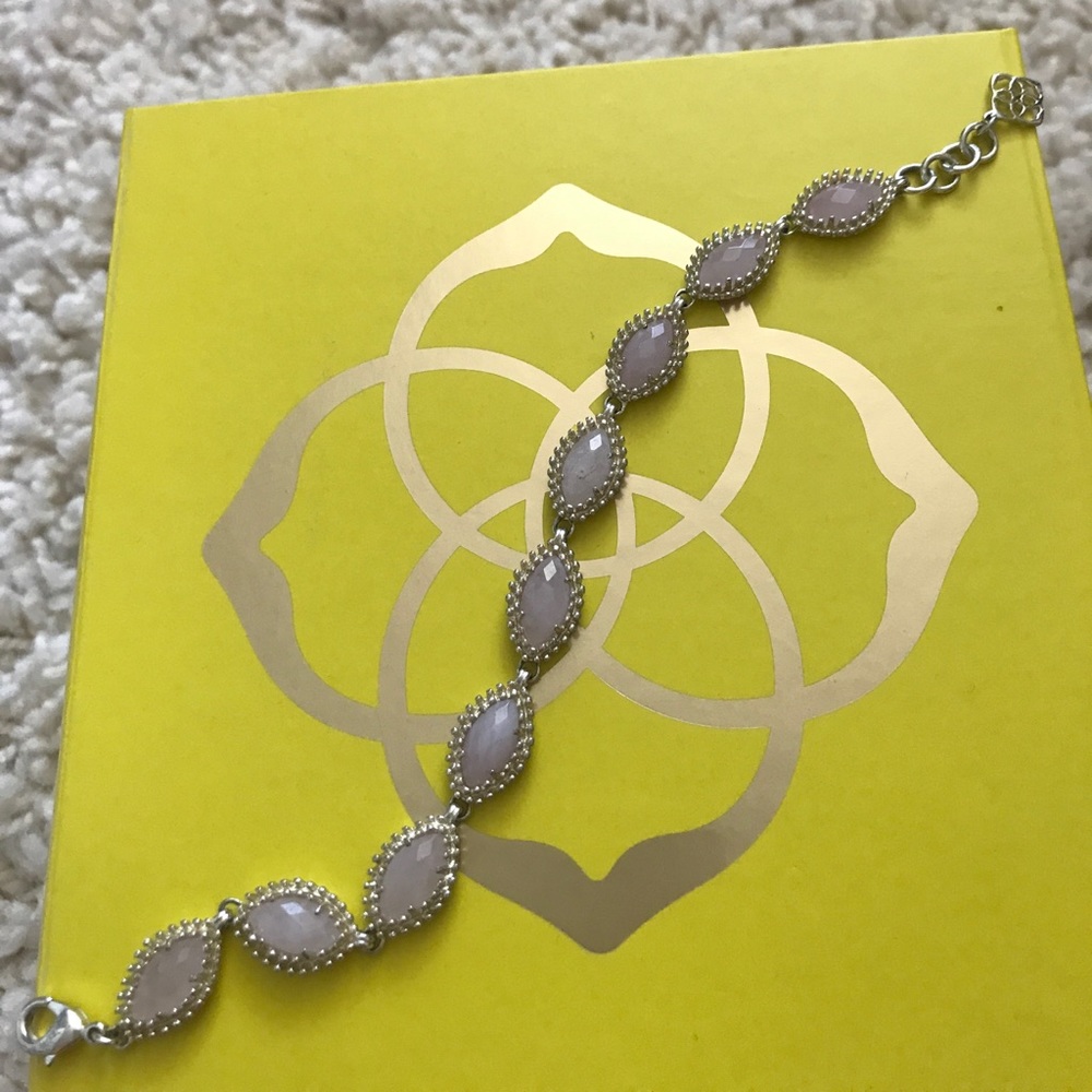 Kendra Scott Jana bracelet pink quartz